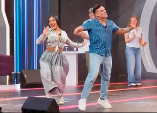 Christian divirtiéndose en CTM | Fuente: América Televisión
