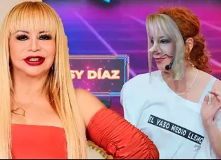 Gisela Ponce de León interpretando a Susy Díaz | Composición: Katherine Lozano | Fuente: América Televisión
