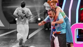 Gisela Ponce de León "lesionó" a Goncho durante reto. | Fuente: América Televisión