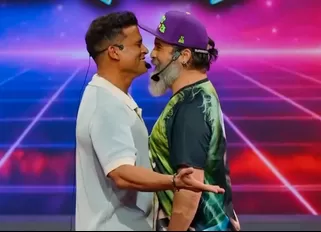 Goncho puso nervioso a Christian Domínguez en reto de actuación. | Fuente: América Televisión