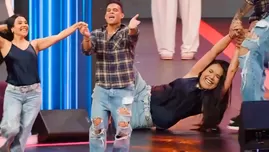 Tula Rodríguez sufrió percance tras bailar con Christian Domínguez. | Fuente: América Televisión