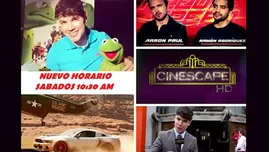 	<p>Cinescape en nuevo horario desde las 10:30 am.</p>