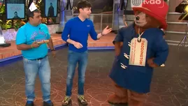 	<p>El oso Paddington visitó el set de Cinescape</p>