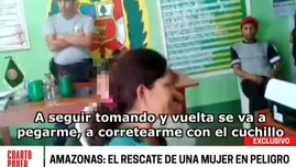 	<p>Empleada fue m&aacute;s all&aacute; del deber para proteger a v&iacute;ctima de violencia en Amazonas. (Foto: Captura de video/Video: Cuarto Poder)</p>