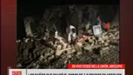 	<p>Sismo en Arequipa. Video: América TV</p>