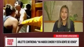 	<p>Arlette Contreras denuncia a médicos legistas por corrupción en favor de su agresor. Video: América TV</p>