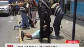 	<p>Banda que asaltaba bancos fue capturada por la Policía. Video: América TV</p>