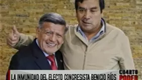 Benicio Ríos: la inmunidad del electo congresista