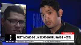 	<p>Caso Paolo Guerrero: la versión de otro de los mozos que trabajaba en el Swissotel. Foto: captura</p>