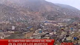 Celebración del Día de los Muertos en el cementerio más grande del Perú fue una fiesta