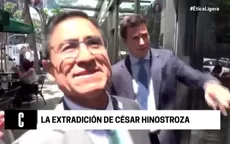 César Hinostroza: delito de organización criminal fue excluido de extradición - Noticias de churrito-hinostroza