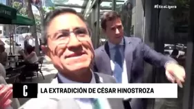 César Hinostroza: delito de organización criminal fue excluido de extradición