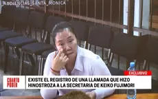 Colaborador eficaz dice que Keiko Fujimori se reunió con César Hinostroza en Miraflores - Noticias de churrito-hinostroza