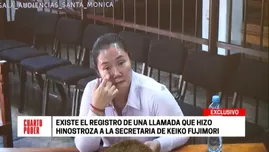 	<p>Colaborador eficaz dice que Keiko Fujimori se reunió con César Hinostroza en Miraflores. Foto: Cuarto Poder</p>