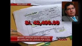 Congresista Michel Urtecho pagó mas de 42 mil soles a empresa fantasma