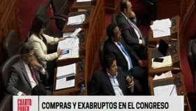 Congresistas responden luego de polémica compra de televisores 