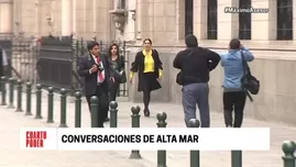 	<p>Conversaciones entre Úrsula Letona y empresario pesquero generan polémica. Foto: captura</p>