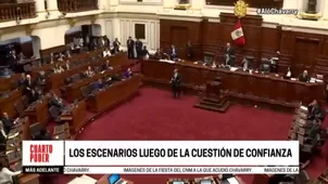 Cuestión de confianza: posibles escenarios luego que el Ejecutivo la presente al Congreso