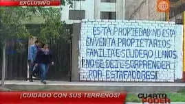 ¡Cuidado con sus propiedades! Terreno de Lima se vende con firmas falsas en La Oroya