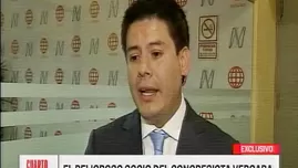 	<p>Edwin Vergara, congresista de Fuerza Popular. Video: América TV</p>