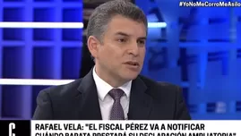 	<p>Entrevista al fiscal Rafael Vela. (Foto: Captura/Video: CuartoPoder)</p>