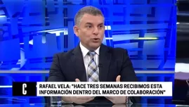 	<p>Entrevista al fiscal superior, Rafael Vela. Foto: captura</p>