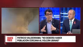 	<p>Entrevista al geólogo e investigador Patricio Valderrama. Foto: Cuarto Poder</p>