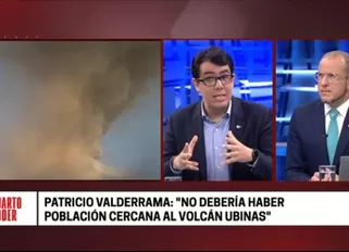 	<p>Entrevista al geólogo e investigador Patricio Valderrama. Foto: Cuarto Poder</p>