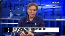 	<p>Entrevista a la congresista de Fuerza Popular, Luz Salgado. Foto: Cuarto Poder</p>