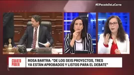 	<p>Entrevista a la congresista de Fuerza Popular, Rosa Bartra. Foto: captura</p>