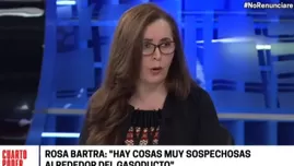 	<p>Entrevista a la congresista de Fuerza Popular, Rosa Bartra. (Foto: Captura/Video: Cuarto Poder)</p>