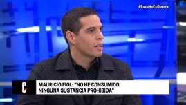 	<p>Entrevista a Mauricio Fiol. Foto: Cuarto Poder</p>