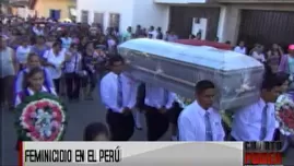 	<p>Feminicidios en el Perú. Video: América TV</p>