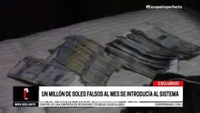 "Los especialistas", así operaba la banda que falsificaba billetes y monedas 