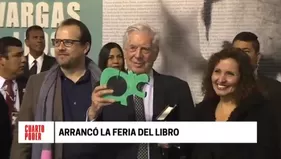 La Feria del libro de Lima arrancó con Mario Vargas Llosa como invitado de honor