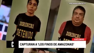 'Los Finos del Amazonas': Policía captura a peligrosa banda dedicada al sicariato