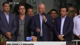 	<p>Las frases de <span class="caps">PPK</span>. Video: América TV</p>