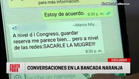 Fuerza Popular: reveladores nuevos chats de la bancada naranja