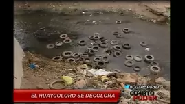 Mira cómo las aguas contaminadas del Huaycoloro llegan al Río Rímac