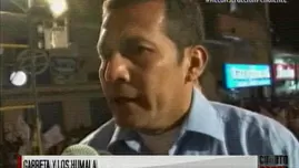 	<p>Garreta y los Humala. Video: América TV</p>