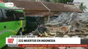 Indonesia: tsunami dejó más de 222 muertos