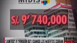 	<p>Pensión 65. Video: Cuarto Poder</p>