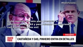 Leo Pinheiro reveló cómo fue negociación para aportes de OAS a campaña de Castañeda