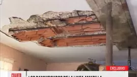 	<p>Línea Amarilla: vecinos denuncian que fueron damnificados por obras. Video: América TV</p>