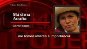 Máxima Acuña denunció agresión por parte de la minera Yanacocha