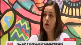 	<p>Verónika Mendoza y Julio Guzmán. Video: América TV</p>