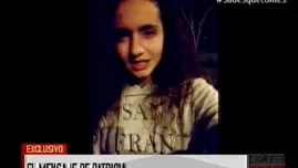 	<p>Habla la joven española reportada como desaparecida. Video: América TV</p>