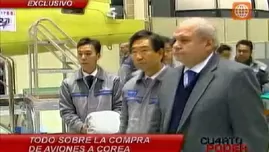 El ministro Pedro Cateriano y su largo viaje a Corea del Sur para supervisar la compra de equipamiento militar