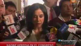 Nadine en el Congreso