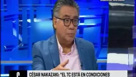 Nakasaki: TC puede resolver caso Humala Heredia sin presencia de Espinosa-Saldaña